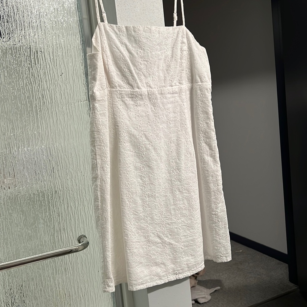 GARAGE White Eyelet Dress